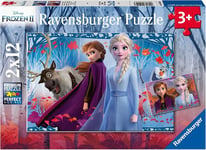 RAVENSBURGER, 2 Puzzles 12 Pièces Voyage vers l'inconnu – LA REINE DES NEIGES...