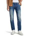 G-Star Homme Jean 3301 Slim, Bleu (vintage medium aged 51001-8968-2965), 40W / 34L