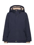 MINI A TURE Matadyanko Fleece Lined Winter Jacket. Grs Marinblå