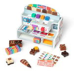 Melissa & Doug Wooden Chocolate Factory Pretend Play Set, Play Food Candy Maker for Boys and Girls