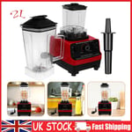 2L Commercial Food Juicer Blender Ice Processor Smoothie Crusher & 2XCups Mixer