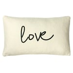 furn. Shearling Love Fleece Feather Rich Filled Cushion