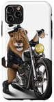 Coque pour iPhone 11 Pro Max Lion Riding Classic Chopper Moto