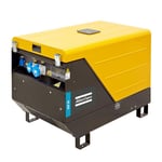 Elverk Atlas Copco QEPS7 Kondensator 5,6 kVA 230/400 V Ljudisolerad