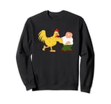 Family Guy Peter & Chicken Fighting Sweatshirt