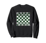 Chess Game Board Pieces Checkmate Chessboard Sweatshirt