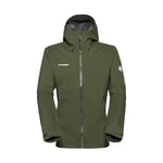 Mammut Veste d'extérieur Hardshell à capuche pour homme, Bleu foncé Taille M, M