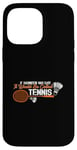 Coque pour iPhone 14 Pro Max Jeu d'amour pour joueur de badminton