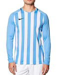 Nike Men Striped Division III Jersey LS Jersey - University Blue/White/Black/Black, X-Large