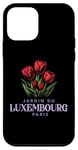 Coque pour iPhone 12 mini Luxembourg Garden Paris France Tulipes