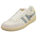 Gola Falcon Womens Casual Trainers in White Blue - 6 UK