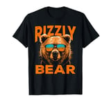 Rizzly Bear Cool Grizzly Bear Wearing Sunglasses Funny Meme T-Shirt