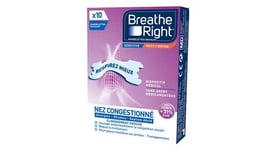 Bandelettes nasales breath right sensitive   boite de 10