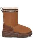 UGG Kids Classic Short TrailGazer, Brown, Size 4 Older