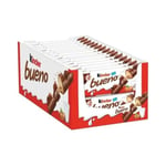 Kinder Bueno Wafer Twin Bars, Bulk Chocolate Gift Pack, Milk Chocolate Covered Wafer with Milky and Hazelnut Filling, Pack of 30 x 2 (60pcs)