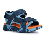 Geox J Borealis Boy E Sandal, Lt Blue Navy, 6 UK