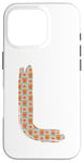 Coque pour iPhone 16 Pro Lettre rétro en gras hiboux - L - Design - Alphabet - Marqueur