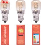 3  Pack  15W  Bulb  for  Himalayan  Salt  Lamps ,  Dimmable  E14  Socket .  Orig