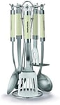 975065 Kitchen Utensil Set Accents Range Kitchen Tool Set Stainless Steel Ivory