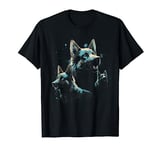 German Shepherd Howling At The Moon German Shepherd Dad T-Shirt