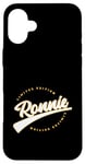 Coque pour iPhone 16 Plus Funny Personalized First Name Design for Ronnie