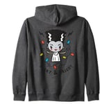 Universal Monsters Bride of Frankenstein Holiday Lights Zip Hoodie