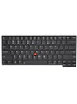 Lenovo - notebook replacement keyboard - with Trackpoint UltraNav - English - US - black - Bærbar tastatur - til udskiftning - Amerikansk engelsk - Sort