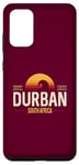 Coque pour Galaxy S20+ Durban Afrique du Sud | Durban Afrique du Sud Retro Wave