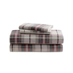 Eddie Bauer Mont Lac Plaid Flanelle de lit, Montlake Plaid, Queen Size