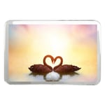 Young Swan Couple Classic Fridge Magnet - Love Birds Heart Cool Fun Gift #14632