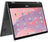 ASUS CM14 Flip 14" 2 in 1 Refurbished Chromebook - MediaTek Kompanio 520, 128 GB eMMC, Grey (Very Good Condition), Silver/Grey