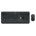 Logitech MK540 Advanced Wireless Keyboard and Mouse Desktop Kit - Spill Resistan