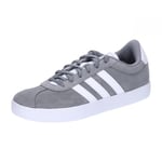 adidas VL Court 3.0 Kids Basket, Grey Three/Cloud White/Grey Two, 30.5 EU