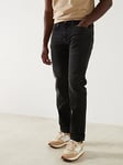 Levi's 502 Regular Tapered Fit Jeans - First Impressions Adv - Black, Black, Size 34, Inside Leg Short, Men