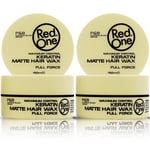 Red One Keratin Matte Hair Wax Full Force Maximum Control 150 ml (2 PCS OFFER)