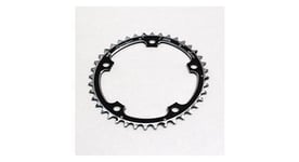 Plateau route 5bra d 130  miche 39dts milieu triple type shimano alu noir 9 10v