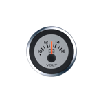 VEETHREE Voltmeter 8-18 Volt Ø2" - Argent - u/emballasje (bulk)