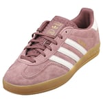 adidas Gazelle Indoor Womens Fashion Trainers in Purple - 4 UK