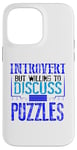 Coque pour iPhone 14 Pro Max Puzzle Lover Introverti discutera des puzzles Fun Puzzler