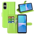 Sony Xperia 10 Vi      Pu Wallet Case    [Green]