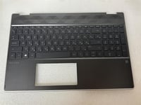 For HP Pavilion x360 15-DQ L53081-211 Hungarian Palmrest Keyboard Top Cover NEW