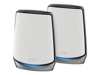 NETGEAR Orbi Système Wi-Fi RBK852 - - système Wi-Fi - (routeur, rallonge) - jusqu'à 350 m² - maillage - 1GbE, 2.5GbE - Wi-Fi 5, Wi-Fi 6 - Tri-bande