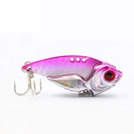 7/10/15/20 g 3D Eyesmetal Vib Blade Lure Sinking Vibration Baits Vibration Artificielle pour Bass Pike Perch Fishing 10 Couleurs 7g Rose