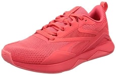 Reebok Men's Nanoflex Tr 2 Sneaker, Cherry/Cherry/Neon Cherry, 10 UK