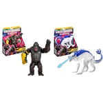 MonsterVerse Godzilla x Kong: The New Empire, 6-Inch Kong Action Figure Toy & Godzilla x Kong: The New Empire, 6-Inch Shimo Action Figure Toy