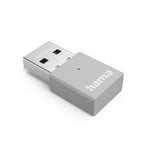 Hama Clé USB WiFi Nano AC600 (Adaptateur Réseau USB WiFi 600 Mbps, 2,4 GHz /5 GHz, Nano Dongle WiFi pour PC/Desktop/Portable) Gris