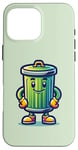 iPhone 16 Pro Max Garbage Trash Can Cartoon Character Design Case