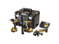 Sladdlöst Set Combo Dcd800+Dch172+Dcg405 18V Li-Ion 2X5,0Ah, Xr, Tstak Vi, Dewalt [Dck355p2t-Qw]