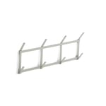 HAY - Tape Coat Rack Small Metallic grey - Klädhängare - BIG-GAME - Grå