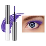 Mascara Coloré, 5Ml ascara Waterproof Pinceau Fin Cils Not Blooming Eye Lashes Mascara Maquillage Longue Tenue Volume et Longueur Mascara, Violet